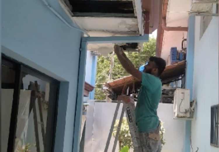 Water damage repairs